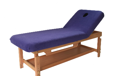 Non portable table with polar fleece cover purple-701